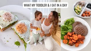 WHAT MY TODDLER amp I EAT IN A DAY  Healthy amp Simple  Annie Jaffrey [upl. by Otho]