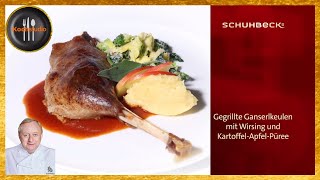 Alfons Schuhbeck  Gegrillte Ganserlkeule [upl. by Demakis]