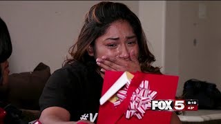 FOX5 SURPRISE SQUAD Struggling Mom Falls to Knees After quotLifeChangingquot Gift from Santa [upl. by Lemar]