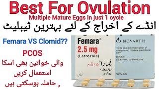 In Just 1 Cycle with Femara  Letrozole 25mg😍 Best For Ovulation Femara vs clomid  Dr Rida Ahmed [upl. by Teplica]