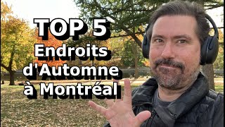 Top 5 Endroits de Montréal pour profiter des couleurs de lautomne [upl. by Lusar]