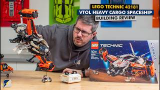 The most swooshable LEGO Technic set  42181 VTOL Heavy Cargo Spaceship detailed building review [upl. by Nylsirhc315]