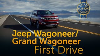 2022 Jeep Wagoneer  First Drive [upl. by Ellatnahc]