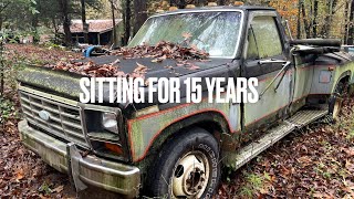 83000 Mile Original 1984 Ford Diesel F350 Dully 4 Speed Manual  A Special Moment With My Dad [upl. by Ayanaj]