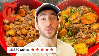 Cozy OldFashioned Beef Stew  Vaughn Vreeland  NYT Cooking [upl. by Hamas]