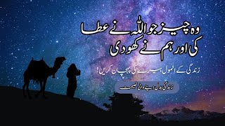 What Allah Gave Us and We Lost  Lifechanging advice  زندگی بدل دینے والی نصیحت [upl. by Sitsuj]