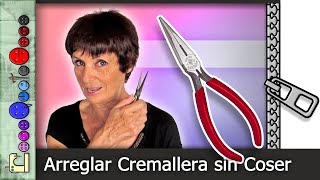 Cómo Arreglar una Cremallera Sin Coser Tutorial [upl. by Ozan8]