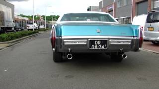 CADILLAC DE VILLE V8 Straight pipes Exhaust VERY LOUD system by Maxiperformance [upl. by Ailsun]