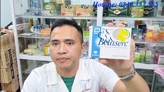 Hướng Dẫn Sử Dụng Thuốc Betaserc  Betahistine 16mg [upl. by Dearborn]