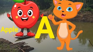 A for apple अ से अनार abcd abcd song  abcde  abcd bachha cartoon abcd cartoon song b for ball [upl. by Norrag]