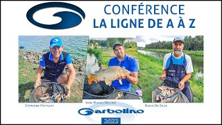 Conférence GARBOLINO SIPAC 2022  Montage de lignes Pêche Coup et Carpe [upl. by Tedric103]