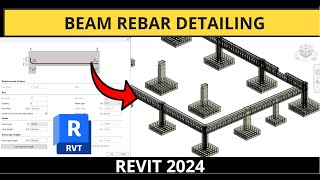 Revit 2024 Tutorial  Beams Rebar Detailing with PowerPack Detailing Plugin [upl. by Janifer]