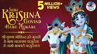 SHRI KRISHNA GOVIND HARE MURARI  POPULAR KRISHNA BHAJAN  VERY BEAUTIFUL SONG [upl. by Enyalahs531]