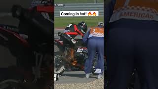 Kyle Wyman comes in hot at COTA 🔥 stock1000 Superbike cota [upl. by Laurie]