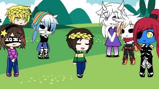 undertale aware vs unaware singing battle gacha life [upl. by Auberon]