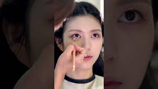 Makeup tutorial 🩰🧝🏻‍♀️ makeuptips makeuptutorial makeup korea shorts [upl. by Mcroberts]