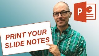 How to Print PowerPoint With Notes Recommendations [upl. by Ahtivak]