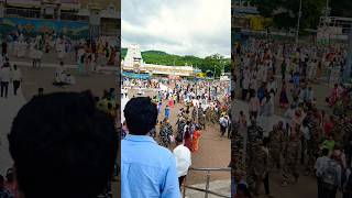 Tirumala filled with indian jawans🙏🫡 tirumala [upl. by Anafetse]