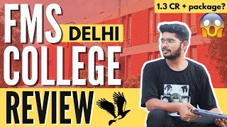 🚀FMS Delhi college review MBA selection process  😱placement  cutoff  campus  fees campus tour [upl. by Yrallih975]