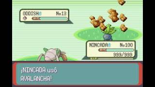 POKEMON EMERALD  NINCADA  AVALANCHA  ROCK SLIDE [upl. by Preciosa]