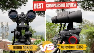 CELESTRON Upclose G2 10X50 Vs NIKON 10X50  Binoculars Comparison [upl. by Araed]