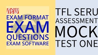 TfL SERU Assessment Mock Test 2023 in New Exam Format and with New Question Types  SERU Training [upl. by Nrubyar]