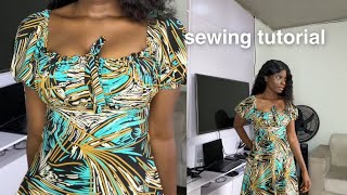 How to sew a milkmaid dress [upl. by Kassi]