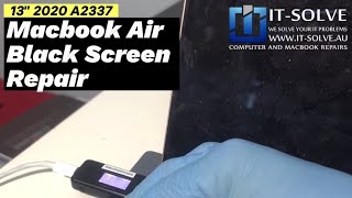 A2337 13quot 2020 M1 Macbook Air Screen Replacement [upl. by Elbas]