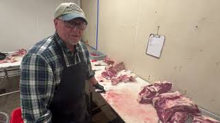 Jason breaks down a beef hindquarter in less than 5 minutes [upl. by Bale]