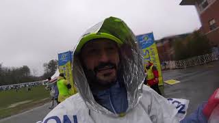 BOSTON MARATHON 2018  The COLD WET amp WINDY edition  My first BOSTON MARATHON [upl. by Einor843]