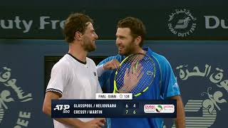 Match Point CressyMartin Mens Doubles Final 2023 Dubai Duty Free Tennis Championships [upl. by Ardnaiek]