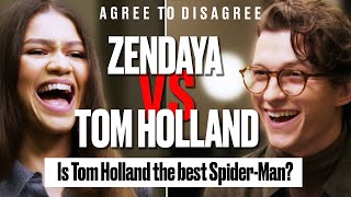 Tom Holland and Zendaya Argue Over The Internets Biggest Debates  Agree To Disagree  ladbiblestories [upl. by Errick]