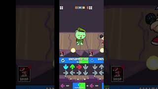 Funk Fever UnflippedOut Vs BF Sings fnf playground happytreefriends gameplay [upl. by Anawqahs]