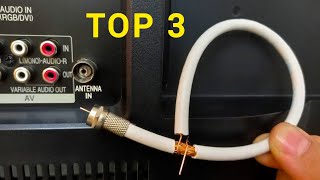 TOP 3 DIY Antennas for Watching Digital Channels Around the World [upl. by Ahsimin]