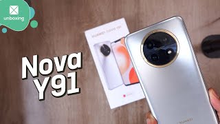 Huawei Nova Y91  Unboxing en español [upl. by Enilegna]