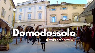 Domodossola and its street market walking tour [upl. by Aileek]