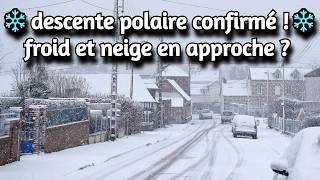 ❄️DESCENTE POLAIRE CONFIRMÉE sur la FRANCE  TEMPETES DE NEIGE ❄️ [upl. by Raye]