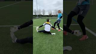 SPREAD SAVES 🦅 goalkeeper goalkeepertraining [upl. by Armando]