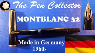 MONTBLANC 32 Fountain Pen Review [upl. by Cletis13]