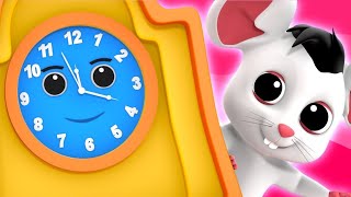 Hickory Dickory Dock  hickory dickory dock elephant 🐘 Nursery Rhymes amp kids Songs  Baby Cartoon [upl. by Niamert]