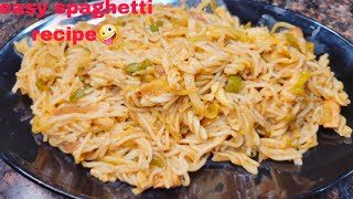 spicy spaghetti pasta recipe easy delicious meal [upl. by Bilak518]