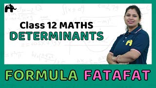 Determinants  Class 12 Maths Formulas chapter wise  CBSE NCERT JEE [upl. by Christie137]