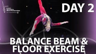 Women’s Apparatus Finals Balance Beam  Floor Highlights [upl. by Suoicul]