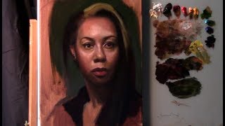 Portrait Painting Tutorial  Classical Methods Glazing amp Underpainting [upl. by Nyrrad126]