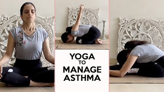 Yoga to get relief from Asthma  5 Asanas to treat Asthma  Yoga With Mansi  Fit Tak [upl. by Mateo]