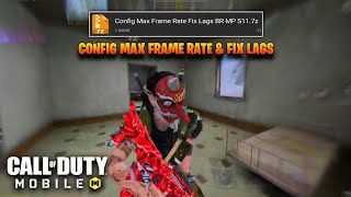 MAX FRAME RATE CONFIG IN COD MOBILE  FIX LAGS BRMP NEW UPDATES [upl. by Lonni]