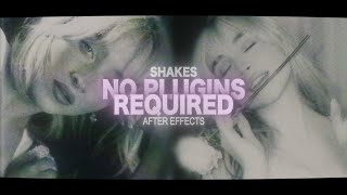 shakes w no plugins  after effects [upl. by Winnifred90]