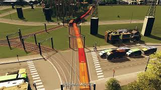 Cities skylines plant city Florida railfanning all trains at Elm Hills [upl. by Leiad373]