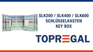 Produktvideo  Schlüsselkasten SK200  SK400  SK600 von TOPREGAL [upl. by Airemat]