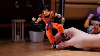 The Making  Reproducing Goku Practicing Martial Arts in Stop Motion [upl. by Hershel]